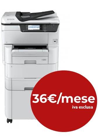 Offerta noleggio stampanti per Aziende Epson EF-C878R a 36€ al mese