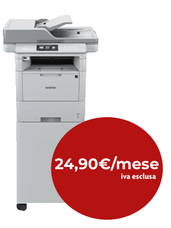 Offerta noleggio stampanti per CAF Brother MFC-L6970DW a 24,90€ al mese